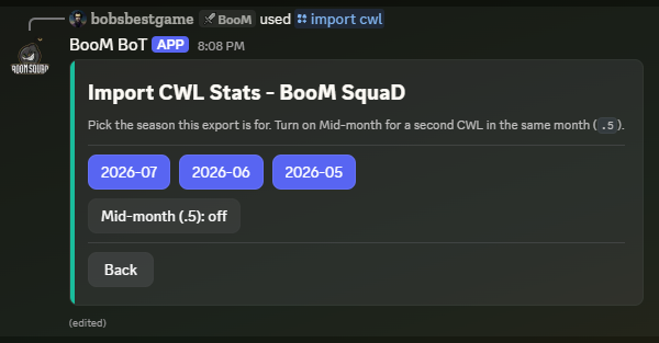 Picking the season, with the mid-month toggle